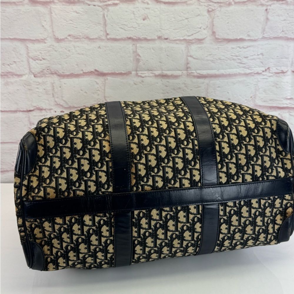 VINTAGE CHRISTIAN DIOR TROTTER BOSTON WEEKENDER BAG - Picture 5 of 14